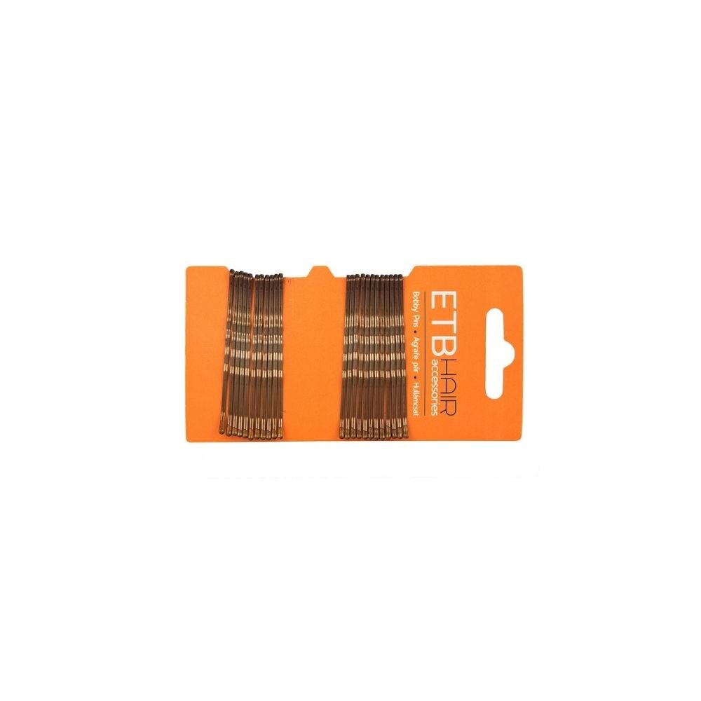 Set, Agrafe de par negre, ETB Hair, 7cm, 24 buc.